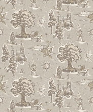 Load image into Gallery viewer, Dragon Realm Wallpaper- Colorway: Taupe - Fable Collection by M&amp;K Studios - Swatch