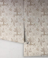 Load image into Gallery viewer, Dragon Realm Wallpaper - Colorway: Taupe - Fable Collection by M&amp;K Studios - Roll