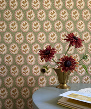 Load image into Gallery viewer, Nell Wallpaper - Colorway: Apple - Fable Collection by M&amp;K Studios - Insitu