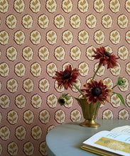 Load image into Gallery viewer, Nell Wallpaper - Colorway: Blush - Fable Collection by M&amp;K Studios - Insitu