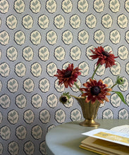 Load image into Gallery viewer, Nell Wallpaper - Colorway: Periwinkle - Fable Collection by M&amp;K Studios - Insitu