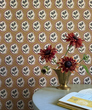 Load image into Gallery viewer, Nell Wallpaper - Colorway: Sunshine - Fable Collection by M&amp;K Studios - Insitu