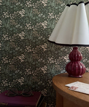 Load image into Gallery viewer, Ophelia Wallpaper - Colorway: Olive - Fable Collection by M&amp;K Studios - Insitu