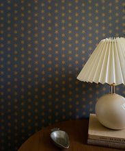 Load image into Gallery viewer, Tudor Star Wallpaper - Colorway: Hampton - Fable Collection by M&amp;K Studios - Insitu