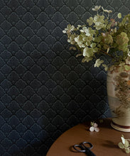 Load image into Gallery viewer, Shellyn Wallpaper - Colorway: Night - Fable Collection by M&amp;K Studios - Insitu