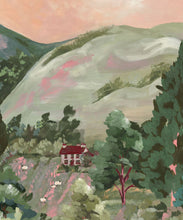 Load image into Gallery viewer, Impasto Meadows Mural - Colourway: Dusky - Swatch