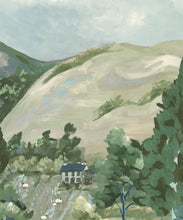 Load image into Gallery viewer, Impasto Meadows Mural - Colourway: River - Swatch