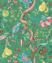 Load image into Gallery viewer, Pear Tree Wallpaper - Colourway: Emerald - Swatch