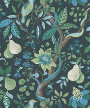 Load image into Gallery viewer, Pear Tree Wallpaper - Colourway: Indigo - Swatch