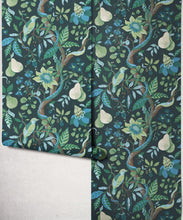 Load image into Gallery viewer, Pear Tree Wallpaper - Colourway: Indigo - Roll