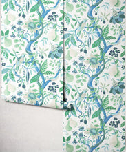 Load image into Gallery viewer, Pear Tree Wallpaper - Colourway: River - Roll