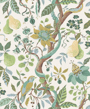 Load image into Gallery viewer, Pear Tree Wallpaper - Colourway: Seaglass - Swatch