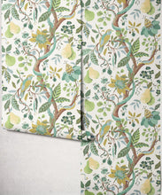 Load image into Gallery viewer, Pear Tree Wallpaper - Colourway: Seaglass - Roll