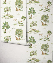 Load image into Gallery viewer, Willow Wood Wallpaper - Colourway: Linen - Roll
