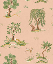 Load image into Gallery viewer, Willow Wood Wallpaper - Colourway: Rose - Swatch