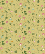 Load image into Gallery viewer, Moonflower Wallpaper - Colourway: Chartreuse - Swatch