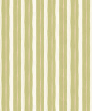Load image into Gallery viewer, Palette Stripe Wallpaper - Colourway: Chartreuse - Swatch