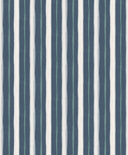 Load image into Gallery viewer, Palette Stripe Wallpaper - Colourway: Indigo - Swatch