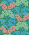 Cow Parsley Wallpaper - Colourway: Emerald - Swatch