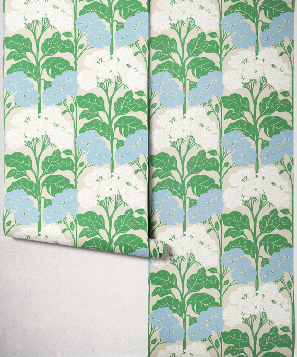 Cow Parsley Wallpaper - Colourway: Powder - Roll