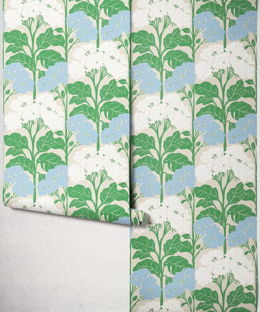 Cow Parsley Wallpaper - Colourway: Powder - Roll
