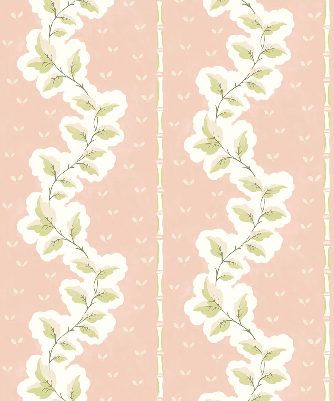 Silk Road Wallpaper - Colourway: Blush - Swatch