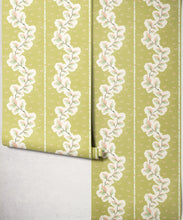 Load image into Gallery viewer, Silk Road Wallpaper - Colourway: Chartreuse - Roll