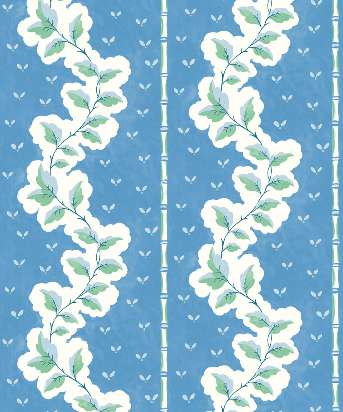 Silk Road Wallpaper - Colourway: Cobalt - Swatch