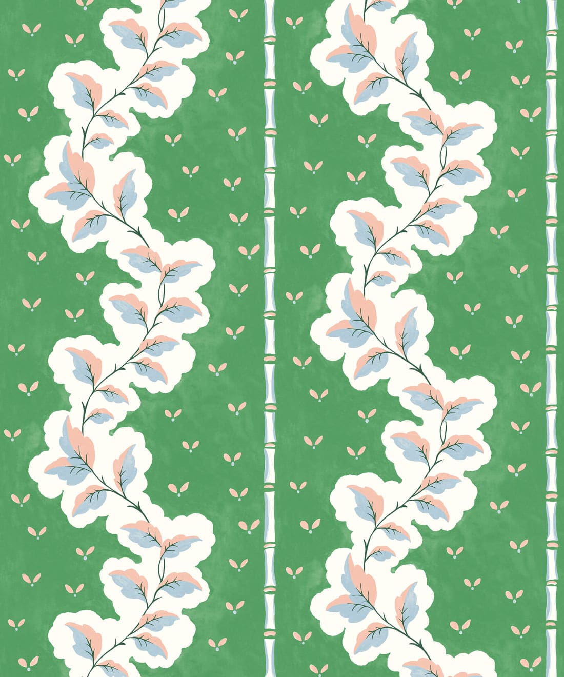Silk Road Wallpaper - Colourway: Emerald - Swatch
