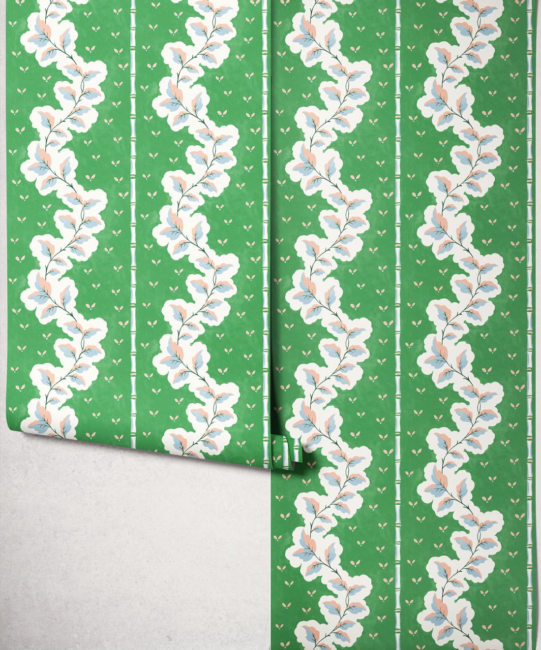 Silk Road Wallpaper - Colourway: Emerald - Roll