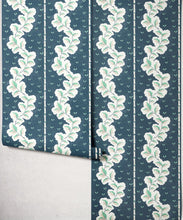 Load image into Gallery viewer, Silk Road Wallpaper - Colourway: Indigo - Roll