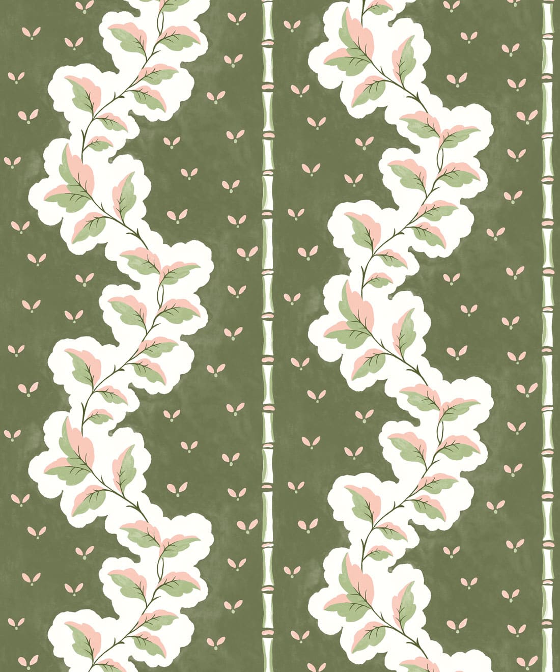 Silk Road Wallpaper - Colourway: Olive - Swatch