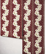 Load image into Gallery viewer, Silk Road Wallpaper - Colourway: Plum - Roll