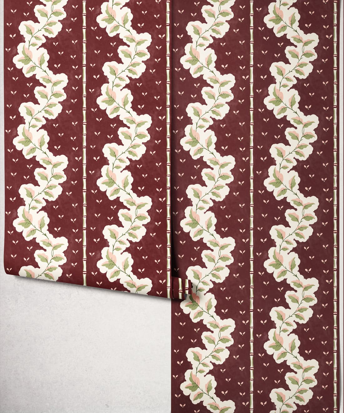 Silk Road Wallpaper - Colourway: Plum - Roll