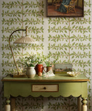 Load image into Gallery viewer, Pergola Wallpaper - Colourway: Chartreuse - Insitu