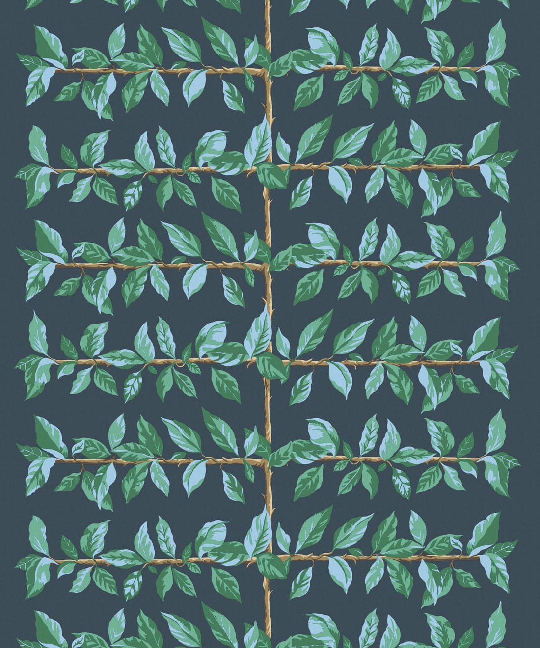 Pergola Wallpaper - Colourway: Indigo  - Swatch