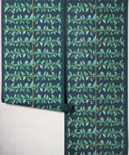Load image into Gallery viewer, Pergola Wallpaper - Colourway: Indigo - Roll