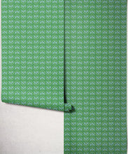 Load image into Gallery viewer, Rosette Wallpaper - Colourway: Emerald - Roll