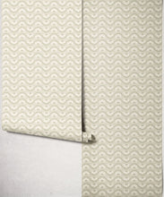 Load image into Gallery viewer, Rosette Wallpaper - Colourway: Sage - Roll