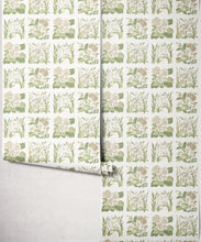 Load image into Gallery viewer, Flower Patch Wallpaper - Colourway: Linen - Roll