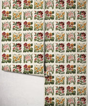 Load image into Gallery viewer, Flower Patch Wallpaper - Colourway: Plum - Roll