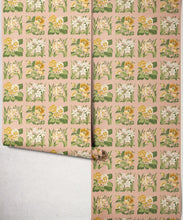 Load image into Gallery viewer, Flower Patch Wallpaper - Colourway: Rose - Roll