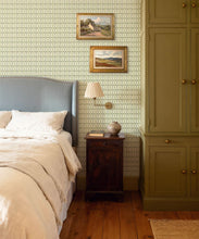 Load image into Gallery viewer, Wicker Wallpaper - Colourway: Olive - Insitu