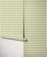 Load image into Gallery viewer, Wicker Wallpaper - Colourway: Olive - Roll