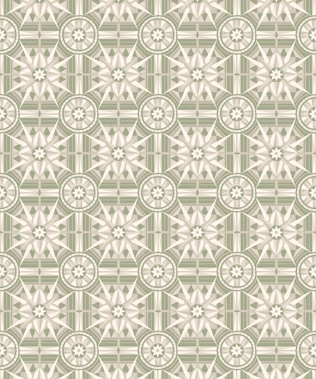 Sundial Wallpaper - Colourway: Sage - Swatch