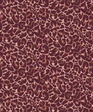 Load image into Gallery viewer, Wildcat Wallpaper - Colourway: Burgundy - Swatch