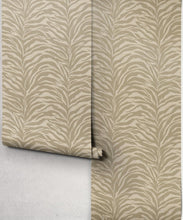 Load image into Gallery viewer, Serengeti Stripe Wallpaper - Colourway: Taupe - Roll