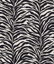Load image into Gallery viewer, Serengeti Stripe Wallpaper - Colourway: Zebra - Swatch