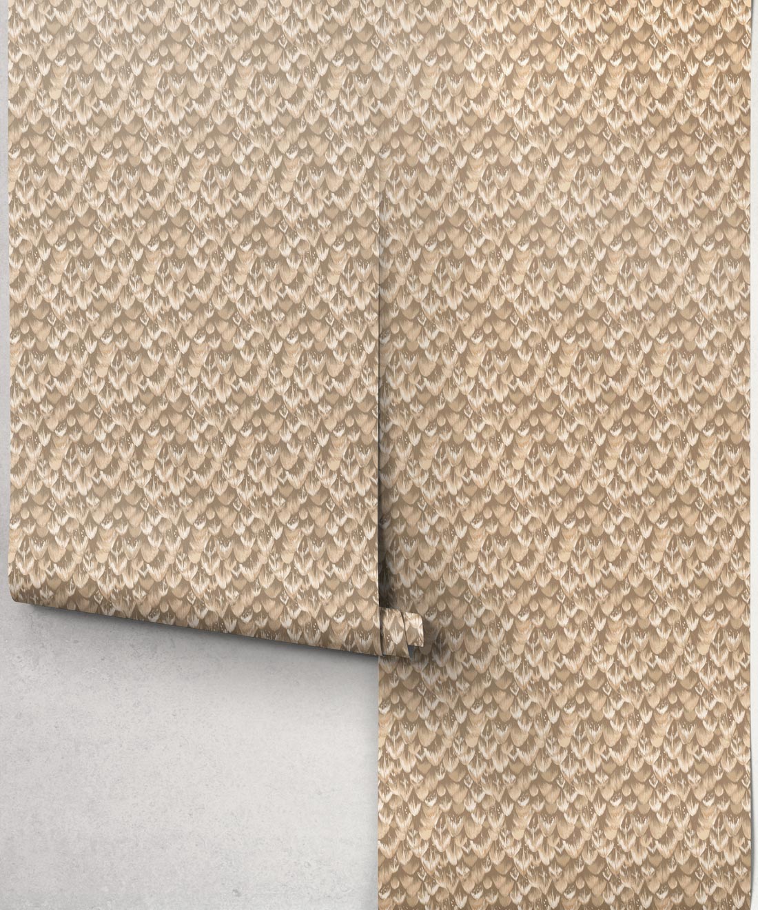Tail Feather Wallpaper - Colourway: Finch - Roll
