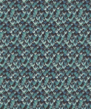 Load image into Gallery viewer, Tail Feather Wallpaper - Colourway: Peacock - Swatch